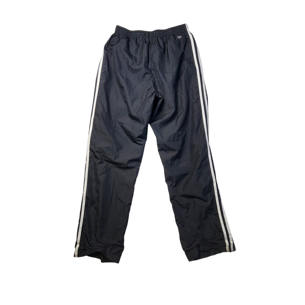 Adidas Clima 365 Pants Elastic Waistband Size Small Black W/ White Stripes